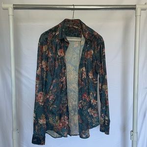 Floral Button Up